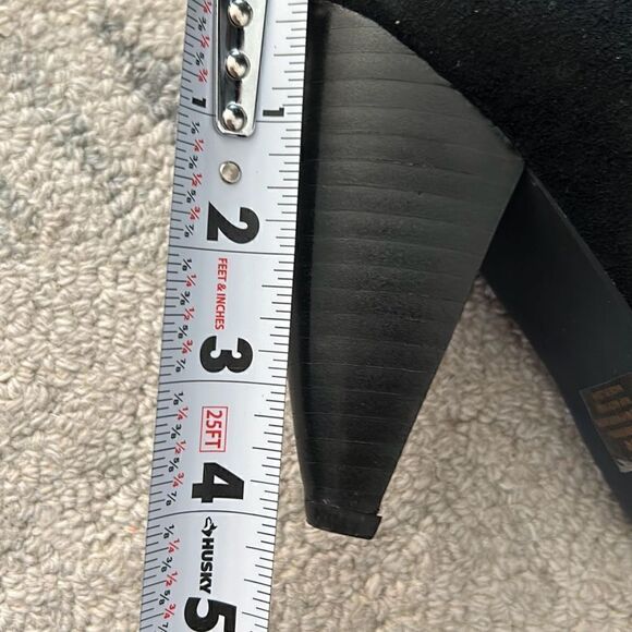 Bcbg generation suede black boots knee-high size 10 - Picture 9 of 10